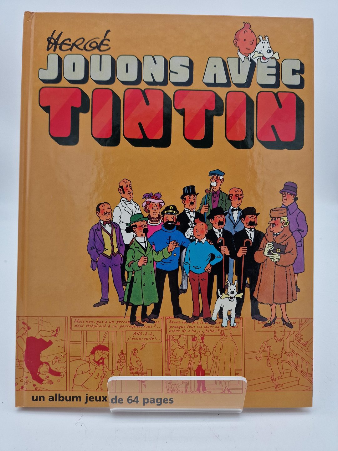 Jouons avec Tintin – album-jeux Casterman 1991