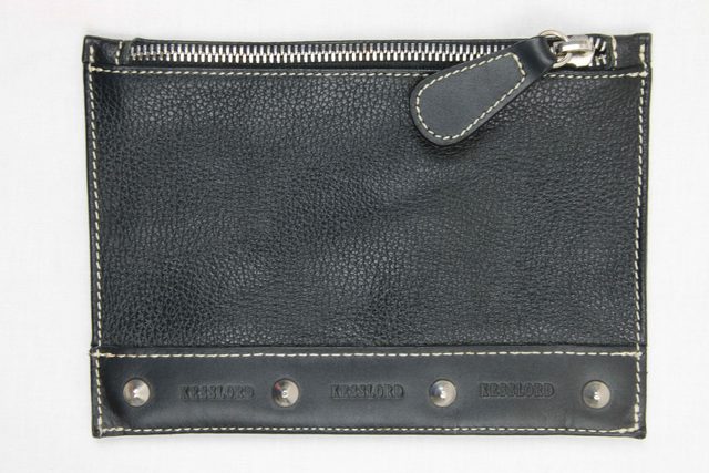 Pochette zippée noire Kesslord