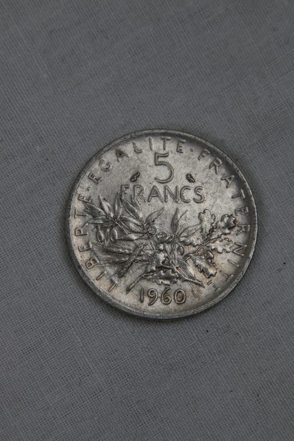 Pièce 5 francs Semeuse 1960 en argent