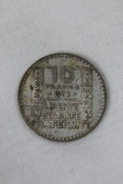 Pièce 10 francs Turin 1932 en argent