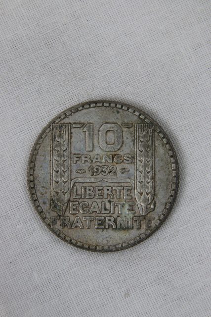 Pièce 10 francs Turin 1932 en argent