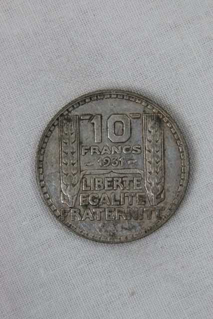 Pièce 10 francs Turin 1931 en argent