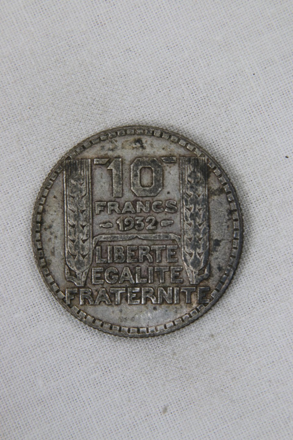 Pièce 10 francs Turin 1932 en argent