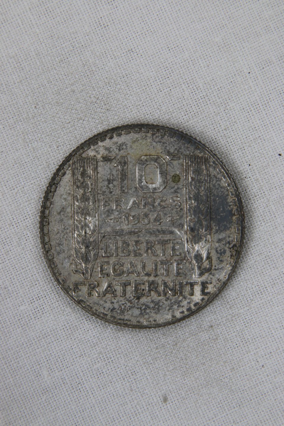 Pièce 10 francs Turin 1934 en argent