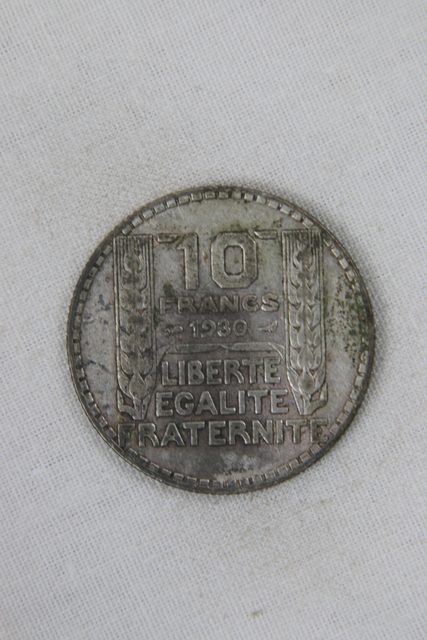 Pièce 10 francs Turin 1930 en argent