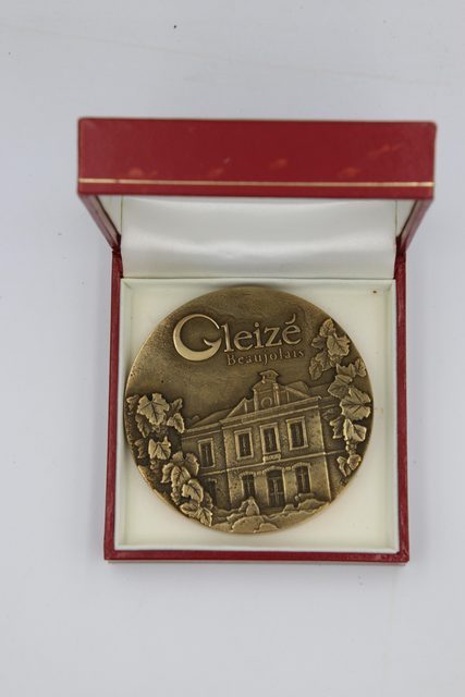 Médaille Gleizé Beaujolais en écrin
