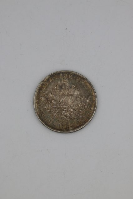 Pièce 5 francs Semeuse 1960 en argent