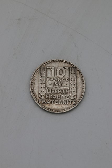 Pièce 10 francs Turin 1933 en argent